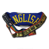 JJ VINTY • VINTAGE ALEX ENGLISH DENVER NUGGETS JERSEY BELLY BAG • 1 OF 1
