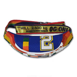 JJ VINTY • VINTAGE ALEX ENGLISH DENVER NUGGETS JERSEY BELLY BAG • 1 OF 1