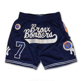 JJ VINTY · VINTAGE MICKEY MANTLE BRONX BOMBERS / YANKEES MASHUP SHORTS · 1 OV 1