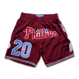 JJ VINTY · VINTAGE MIKE SCHMIDT PHILADELPHIA PHILLIES MASHUP SHORTS · 1 OV 1