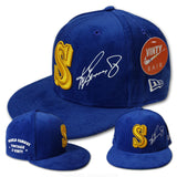 SEATTLE MARINERS KEN GRIFFEY JR. AUTO CORDUROY DEADSTOCK FITTED · CUSTOM HAT