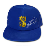SEATTLE MARINERS KEN GRIFFEY JR. AUTO MESH DEADSTOCK SNAPBACK · CUSTOM VINTAGE