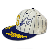 SEATTLE MARINERS KEN GRIFFEY JR. AUTO PINSTRIPE DEADSTOCK FITTED · CUSTOM HAT