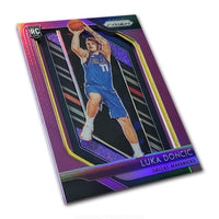 ROYALTY · 2018 LUKA DONCIC PURPLE HOLO PRIZM ROOKIE · CUSTOM 1/1 CARDART