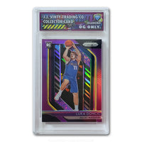 ROYALTY · 2018 LUKA DONCIC PURPLE HOLO PRIZM ROOKIE · CUSTOM 1/1 CARDART