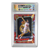 JJ VINTY · 2017 LUKA DONCIC REAL MADRID ROOKIE · 1 OV 1 · HANDHELD ART · COLLECTOR CARD