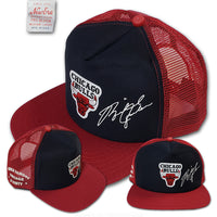 CHICAGO BULLS MJ AUTO MESH SNAPBACK · CUSTOM VINTAGE