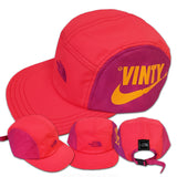 JJ VINTY · REWORKED NORTH FACE RAIN JACKET MESH 5 PANEL HAT · 1 OV 1