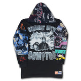 JJ VINTY • VINTAGE NWA WEST COAST HOODIE LONG SLEEVE TEE • 1 OF 1