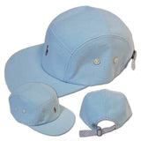 JJ VINTY · REWORKED RALPH LAUREN BLUE BUTTON UP 5 PANEL HAT · 1 OV 1