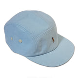 JJ VINTY · REWORKED RALPH LAUREN BLUE BUTTON UP 5 PANEL HAT · 1 OV 1