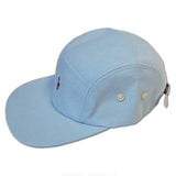 JJ VINTY · REWORKED RALPH LAUREN BLUE BUTTON UP 5 PANEL HAT · 1 OV 1