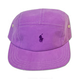 JJ VINTY · REWORKED RALPH LAUREN PURPLE BUTTON UP 5 PANEL HAT · 1 OV 1