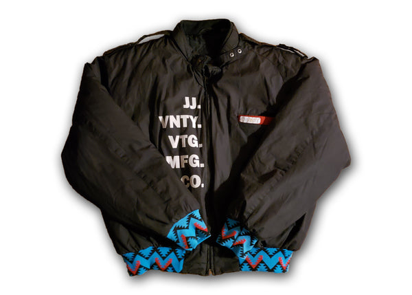 JJ Vinty Chicago x Vintage Custom Members Only Insulated Jacket - Front